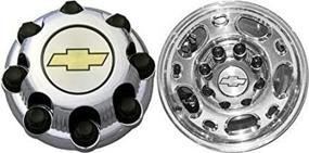 img 3 attached to 🔧 Set of 4 Chrome 16" 8 Lugs Wheel Center Hubcaps for 2000-2008 Chevy Silverado 2500 and EXPRESS Vans - Gosweet Replacement Parts 9597170 | Fast US Shipment