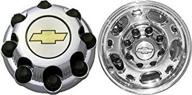 🔧 set of 4 chrome 16" 8 lugs wheel center hubcaps for 2000-2008 chevy silverado 2500 and express vans - gosweet replacement parts 9597170 | fast us shipment logo