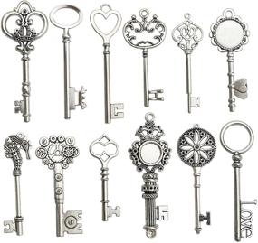 img 4 attached to Silver Key Collection Steampunk Accessories