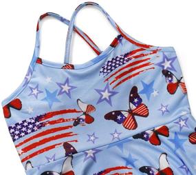 img 2 attached to 🦋 Girls' Butterfly Birthday Dresses - Sleeveless Summer Clothing