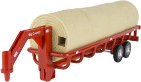 img 4 attached to 1:20 Scale Big Country Toys Hay Trailer - Farm & Ranch Toys for Hay Baling - Includes Toy Hay Bales