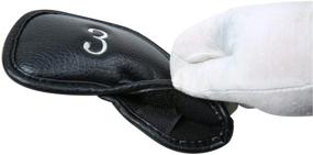 img 1 attached to Sword & Shield Sports 12pcs Thick Synthetic Leather Golf Iron Head Covers Set - Fits All Brands: Titleist, Callaway, Ping, Taylormade, Cobra, Nike, and More!