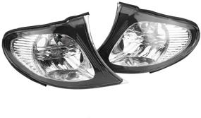 img 4 attached to 🔦 Clear Lens Corner Light Replacement Cover for E46 3-Series 4DR 2002-2005 Turn Signal Lights