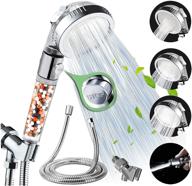 pressure handheld bracket mineral showerheads logo