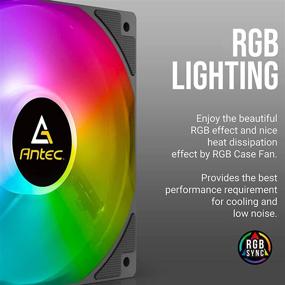 img 3 attached to Вентиляторы Antec P12 Series 3 Pack RGB: Вентиляторы для высокопроизводительного компьютерного корпуса с экстремальной воздушной подачей и превосходным давлением воздуха