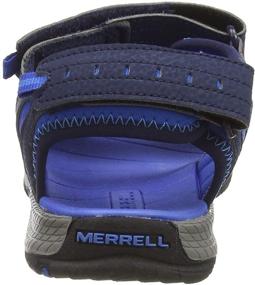 img 2 attached to 👟 Черные сандалии Merrell Panther 2.0 для маленьких мальчиков - Обувь и Сандалии