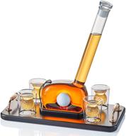 🏌️ golf-themed decanter and whiskey glasses set logo