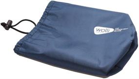 img 1 attached to 🚗 Optimized Window Seat Headrest Pillow for Car, Train, and Airplane Travel - Wolli (Blue)