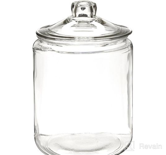 img 1 attached to Set of 2 Anchor Hocking 🏺 1-Gallon Heritage Hill Jars for Elegant Storage review by Jennifer Roberts