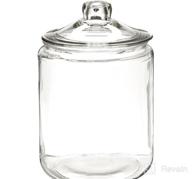 img 1 attached to Set of 2 Anchor Hocking 🏺 1-Gallon Heritage Hill Jars for Elegant Storage review by Jennifer Roberts