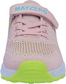 img 3 attached to 💨 Breathable Non-Slip Athletic Shoes for Girls - Lingmu Fashionable Collection