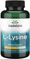 💊 суальносвободная l-лизин 500 мг swanson: аминокислотная добавка, 100 капсул логотип