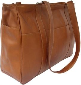 img 3 attached to Piel Leather Small Shopping Chocolate Women's Handbags & Wallets