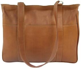 img 4 attached to Piel Leather Small Shopping Chocolate Women's Handbags & Wallets