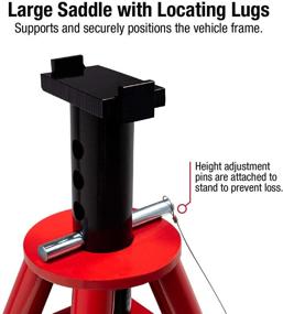 img 2 attached to Sunex 1310 10-тонный средний механизм для домкратов с штифтовыми опорами, пара: Надежная стабильность для подъема и защелкивания транспортных средств