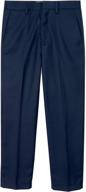 👖 spring notion boys' front dress pants: sleek and versatile clothing essential logo