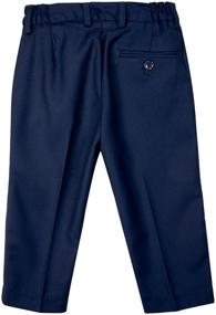 img 2 attached to 👖 Spring Notion Boys' Front Dress Pants: Sleek and Versatile Clothing Essential