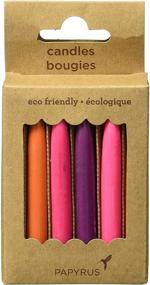 img 2 attached to 🌿 Eco-Friendly Birthday Candles - Papyrus, Bright Colors (12-Count)