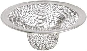 img 4 attached to 🛀 Danco Bathroom 88820 Tub Mesh Strainer: Stainless Steel, 2-1/2-Inch Lavatory - Reliable Water Drainage and Protection