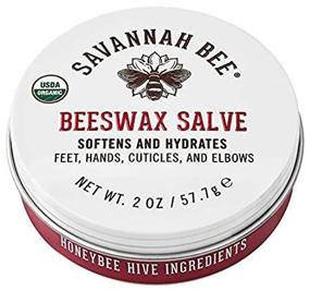 img 4 attached to Certified USDA Organic ORIGINAL Spearmint Salve 🌿 - Large Size - by Savannah Bee Company