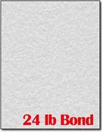 📄 50 листов серого парчового принтерного бумаги формата 8,5" х 11" - идеально подходит для струйных, лазерных и копировальных машин логотип