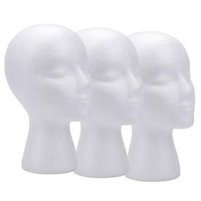 img 4 attached to Foraineam Styrofoam Mannequin Cosmetics Hairpieces Hair Care and Hair Extensions, Wigs & Accessories