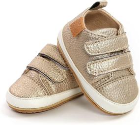 img 1 attached to 👟 TAREYKA Infant Baby Boys Girls' Sneakers: Soft Sole Anti-Slip Shoes for Newborns & Toddlers