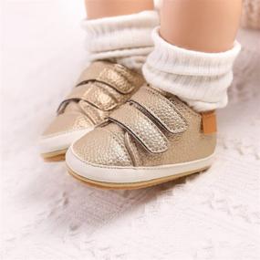 img 3 attached to 👟 TAREYKA Infant Baby Boys Girls' Sneakers: Soft Sole Anti-Slip Shoes for Newborns & Toddlers