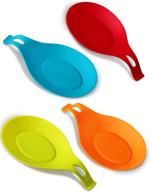 🥄 versatile and efficient almond shaped silicone spoon by orblue: a perfect tool for all your cooking needs logo