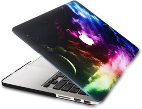 img 2 attached to 🌌 Stylish KECC Laptop Case Combo: MAC Air 13" Hard Shell Case with Keyboard Cover - Colorful Space Design