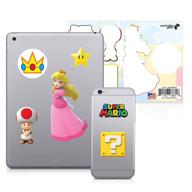 🍄 enhance your gaming experience with controller gear officially licensed super mario character tech decal pack - peach's kingdom for nintendo wii and gamecube logo