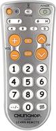 📱 chunghop l108e: advanced remote control for tv/sat/dvd/cbl - universal learning controller with big button design logo