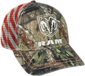 img 3 attached to Dodge Ram USA Mesh Back Cap - Mossy Oak, Optimized for Outdoor Activities