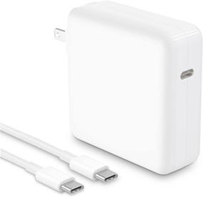 img 4 attached to Upgraded 87W USB C Power Adapter for Mac Book Pro 13/15 Inch (2016 and later) and Mac Book Air (2018 and later) - DMEATS, Including a 6.6Ft USB C-C Cable