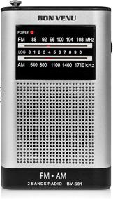 img 4 attached to 📻 Портативное карманное радио Bon Venu AM FM Transistor Shower Radio - с превосходным приемом и приятным звуком.