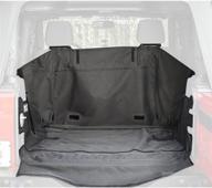 🚙 rugged ridge 13260.03 c3 cargo cover for jeep wrangler jk, 2 door - black (no subwoofer) logo