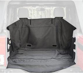 img 3 attached to 🚙 Rugged Ridge 13260.03 C3 Cargo Cover for Jeep Wrangler JK, 2 Door - Black (No Subwoofer)