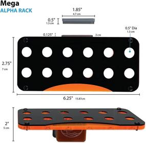 img 1 attached to 🐠 ESHOPPS Alpha Rack: Magnetic Coral Frag Rack with Powerful Non-Slip Rubber Padded Magnet for Optimal Placement in Reef Tanks