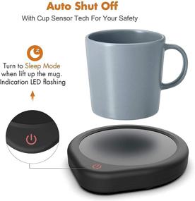 img 2 attached to ☕ Coffee Mug Warmer with Auto Shut-Off for Desk - Smart Temperature Settings, Electric Beverage Tea Water Milk Warmer for All Cups and Mugs - Heating Plate Candle Wax Warmer (Cup Not Included)