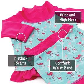 img 2 attached to JAN & JUL UPF 50+ Swim-Suits: Ultimate Baby & Toddler Protection with Long Sleeves