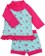 jan & jul upf 50+ swim-suits: ultimate baby & toddler protection with long sleeves logo