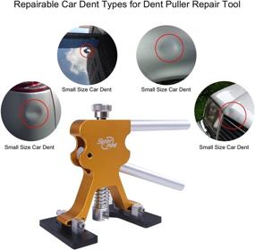 img 1 attached to 🔧 Super PDR 68pcs Auto Body Paintless Dent Removal Repair Tools Kits: The Ultimate Dent Lifter Slide Hammer Pro Tabs Tap Down LED Reflector Board with Tool Bag