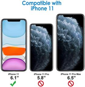 img 3 attached to 📱 JETech iPhone 11 Case (2019), 6.1-Inch - Shockproof Bumper Cover, Anti-Scratch Clear Back (Black) - Top Rated Protection