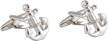 knighthood anchor nautical cufflinks silver logo