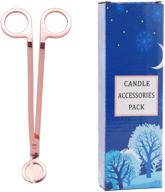 rose gold vidisan candle wick trimmer - wick clipper and cutter scissor logo