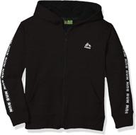 🧥 rbx boys' zippered fleece hoodie logo