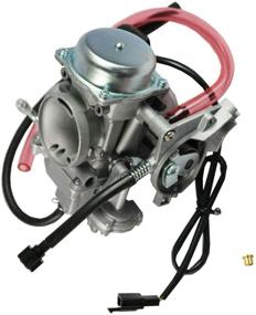 img 2 attached to 🏎️ BH-Motor New Carburetor Carb for Arctic Cat ATV 350 366 400 0470-737 2008-2017 Engine