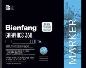 img 1 attached to 📝 Bienfang Graphics 360 Marker Paper Pad - 19x24, 50 Sheets