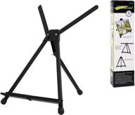🎨 conda portable aluminum tabletop easel, adjustable height from 15" to 21" with extension arm wings, tripod display stand for canvas, paintings, photos, signs logo