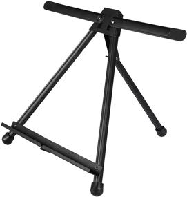 img 3 attached to 🎨 Conda Portable Aluminum Tabletop Easel, Adjustable Height from 15" to 21" with Extension Arm Wings, Tripod Display Stand for Canvas, Paintings, Photos, Signs